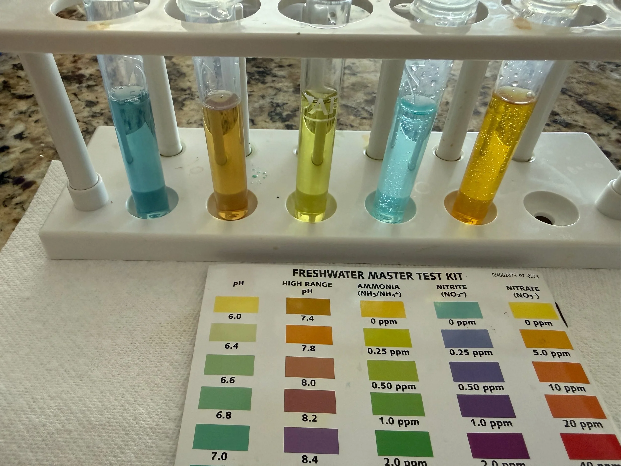 Fresh Look at How To Test Aquarium Water Parameters Ammonia Nitrite Nitrate Ph