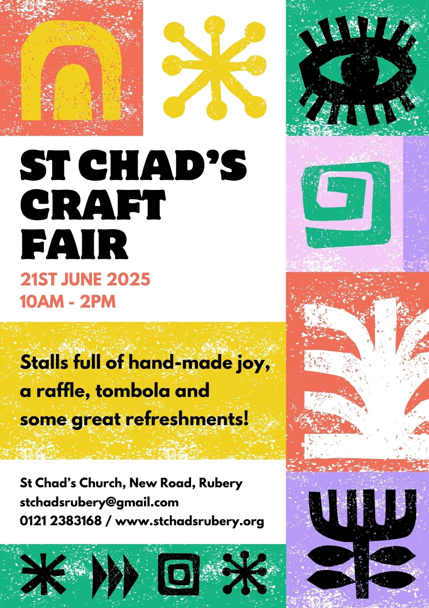 St Chad’s, Rubery Craft Fair Summer 2025