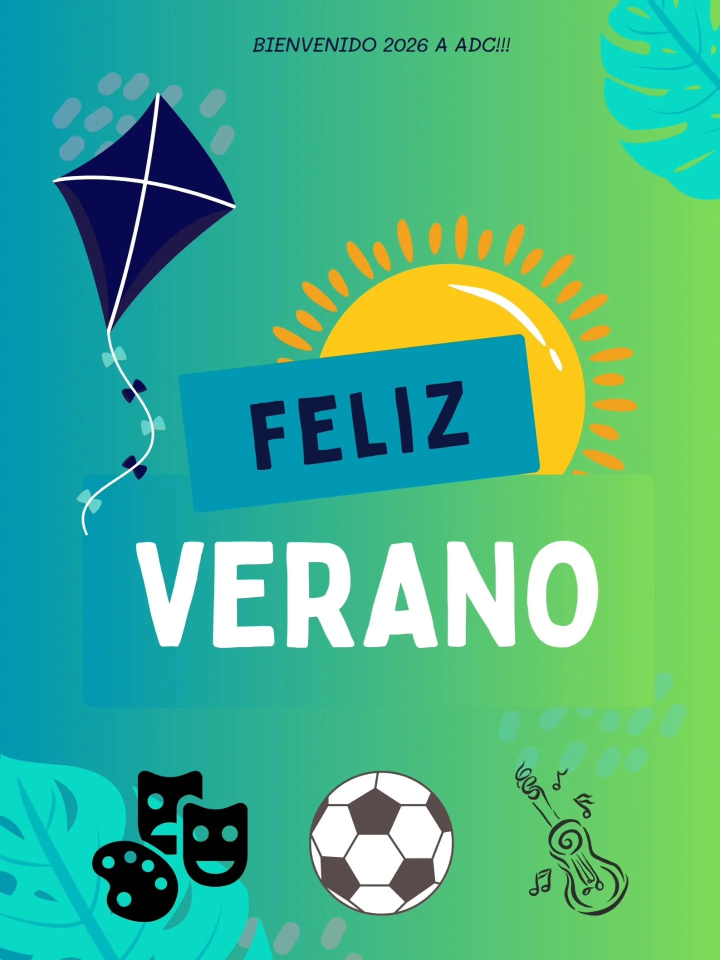 LLEG&Oacute; EL VERANO FELIZ DE ADC! ☀️🌴⚽🎨🎼🏊🏾&zwj;♂️
​&iquest;Est&aacute;n listos para un 2026 lleno de adrenalina y aprendizaje? En colaboraci&oacute;n con @grenterprisepty @metschoolpanama y dem&aacute;s aliados, traemos una experiencia &uacut