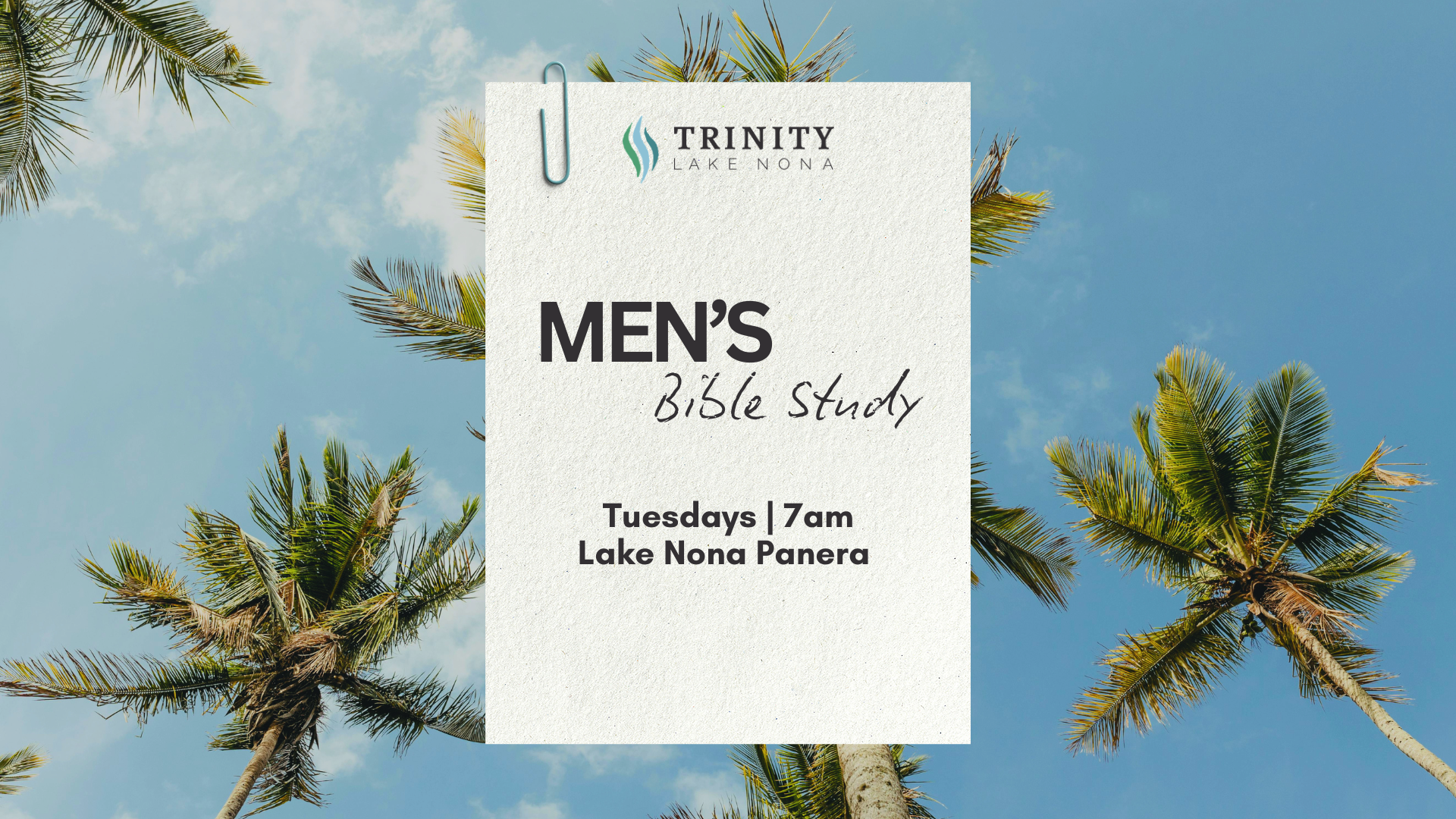 Men's Bible Study