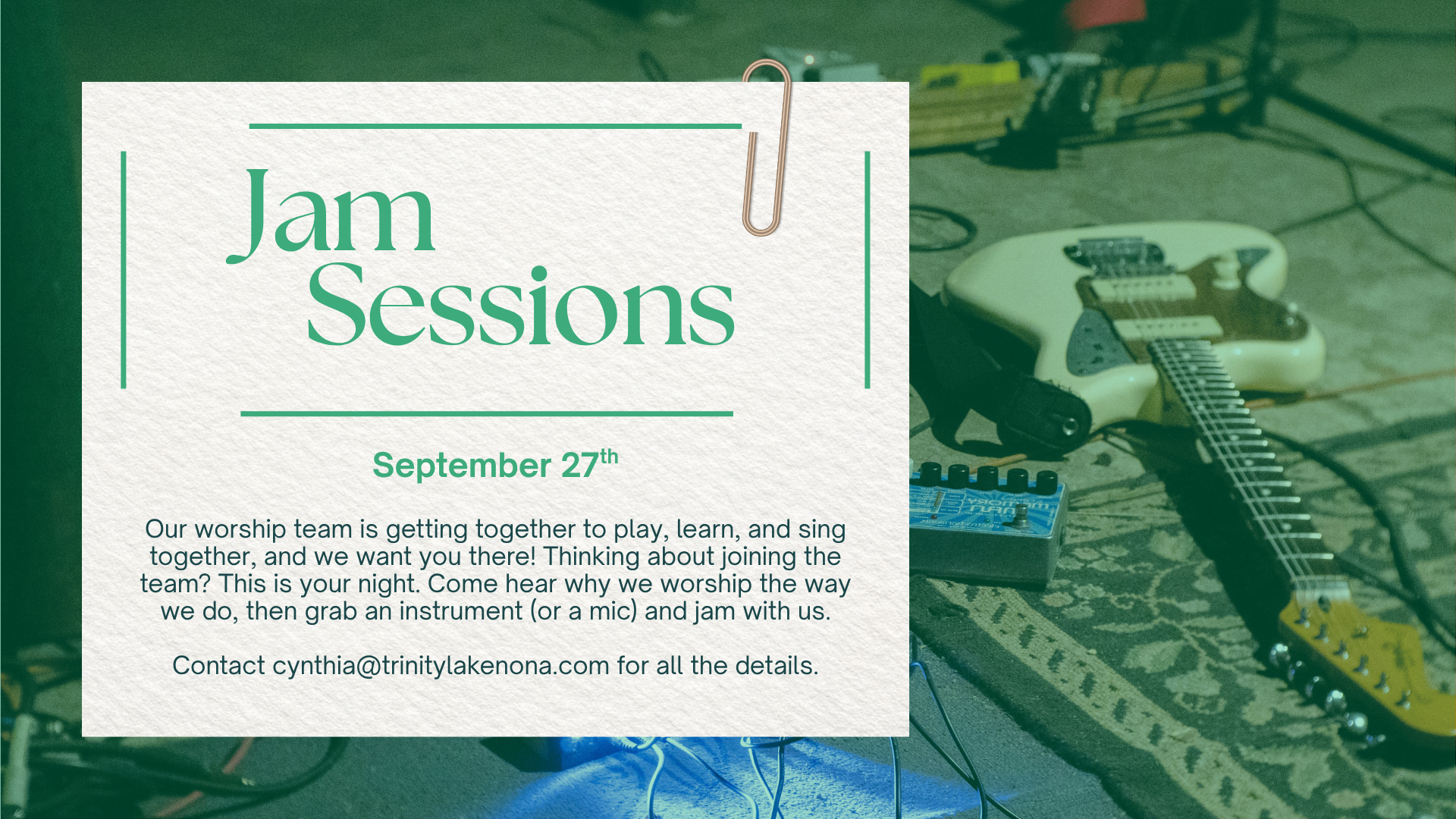 Worship Team Jam Session