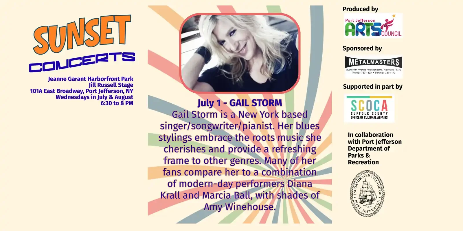 Sunset Concerts: Gail Storm
