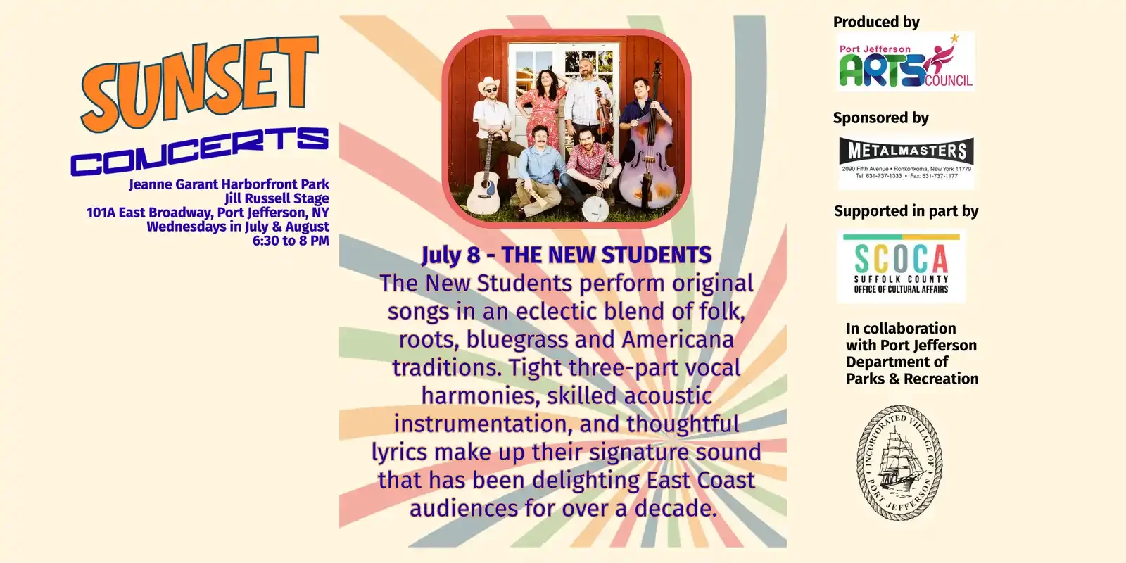 Sunset Concerts: The New Students