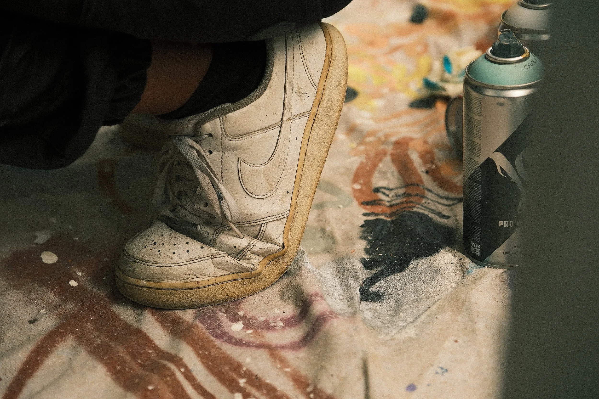 Street artist shoe