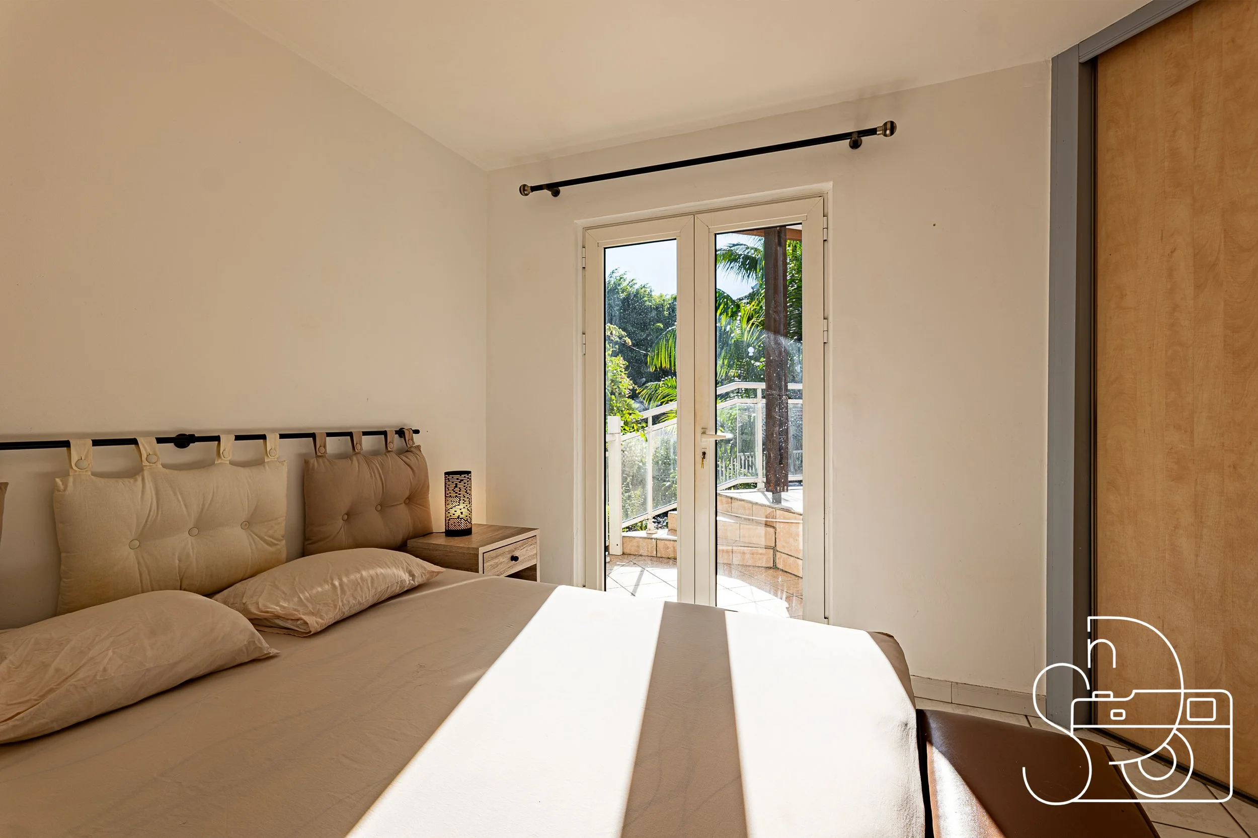 Chambre ensoleillée