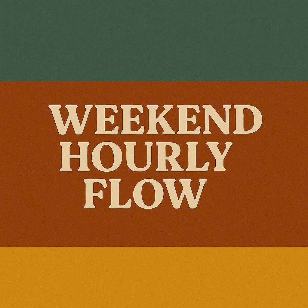 🏗️Weekend Hourly Flow