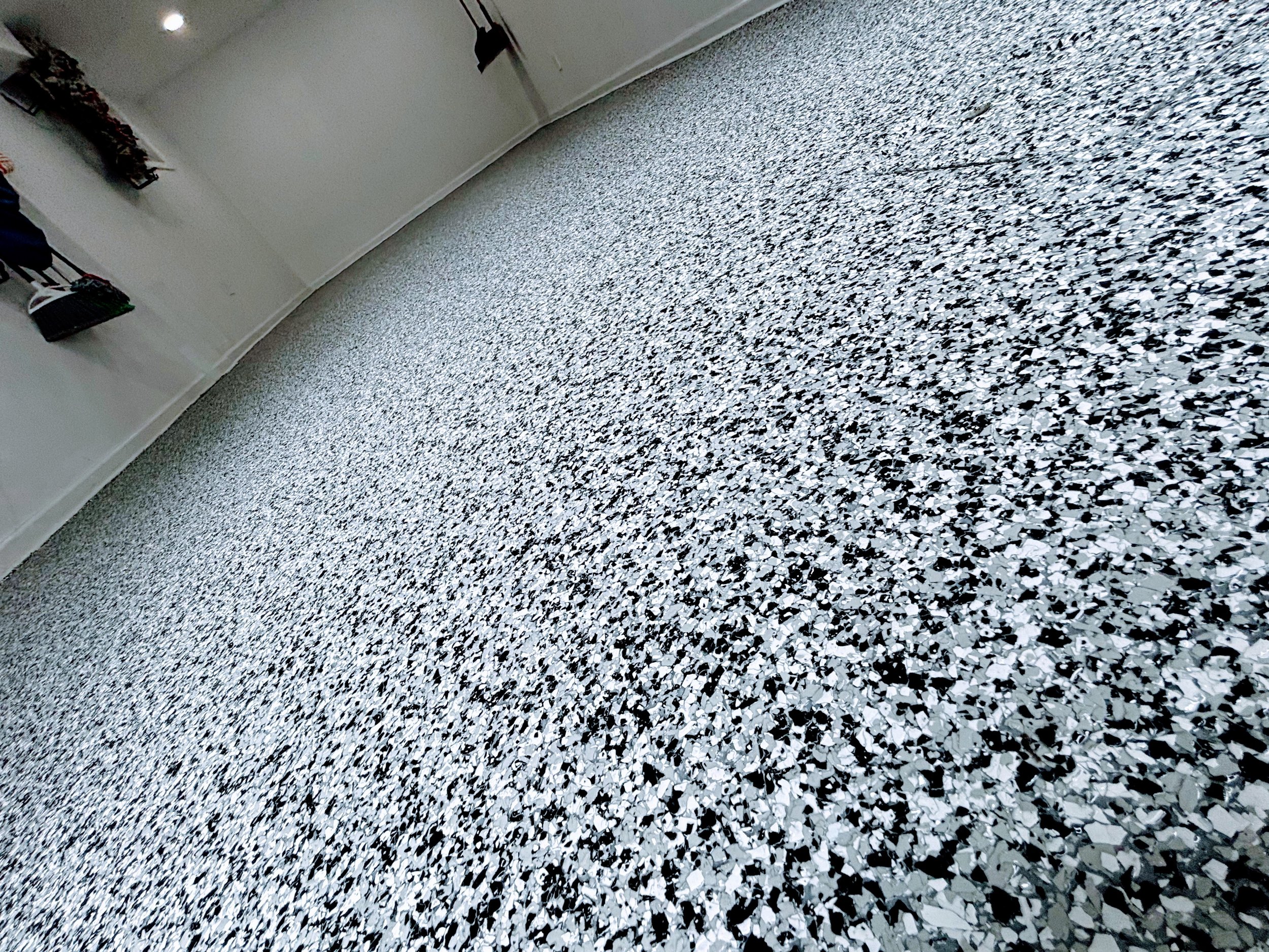 Epoxy garage floor installation in Greenwich CT