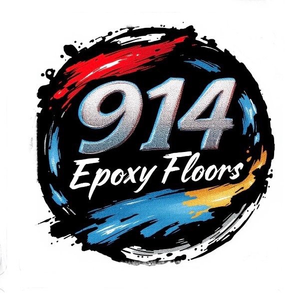 Custom metallic epoxy flooring installation