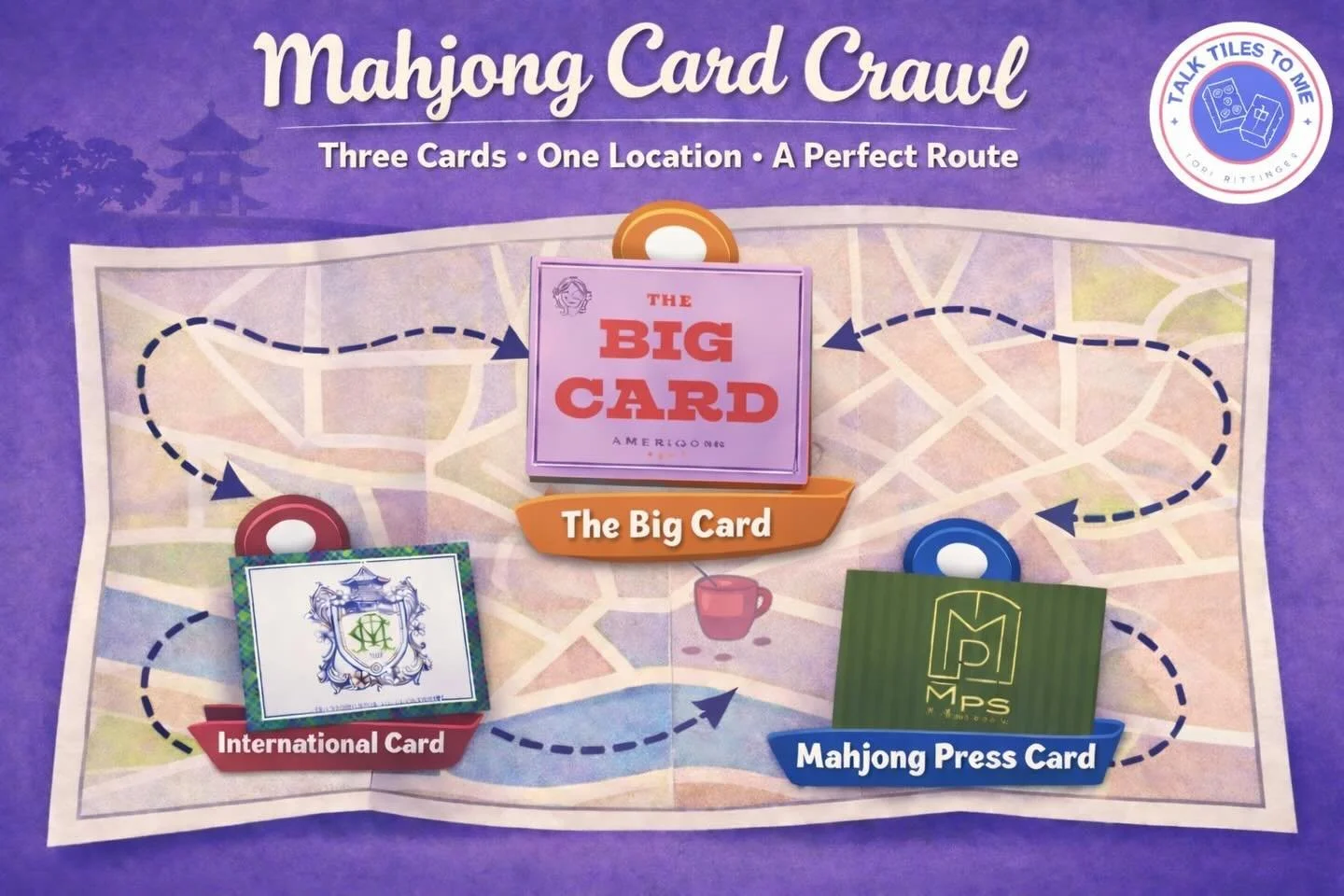 While we wait for the 2026 NMJL card&hellip; let&rsquo;s finish 2025 strong!
If you&rsquo;ve played the 2025 NMJL card cover to cover (or close to it), this night is for you. Join us for a Mahjong Card Crawl-a social, guided evening exploring the thr