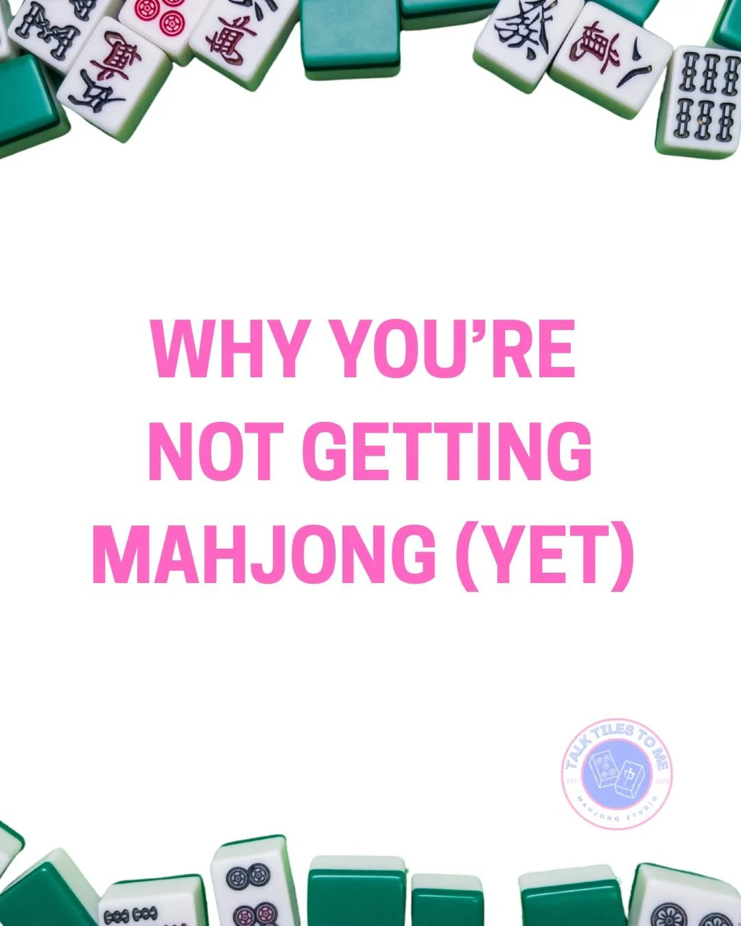You&rsquo;re not losing&hellip;
you&rsquo;re gathering information.

Every discard teaches you.
Every pivot sharpens you.
Every &ldquo;I was so close!&rdquo; builds instincts.

Winning comes after the learning curve.

Stay at the table. 🀄️