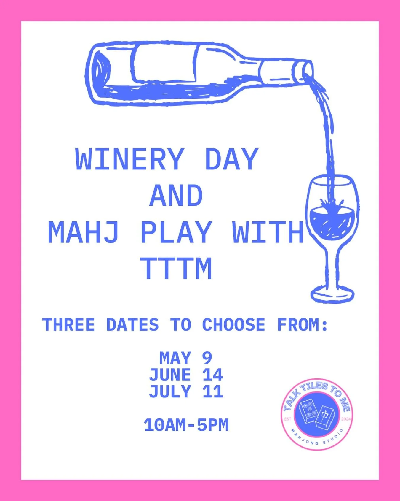 So much interest in more Wine &amp; Mahj bus trips and we&rsquo;re making it happen! 

Join us as @allaboardva carts us around Virginia wine country, with perfectly timed winery stops and a delicious homemade lunch along the way. All you have to do i