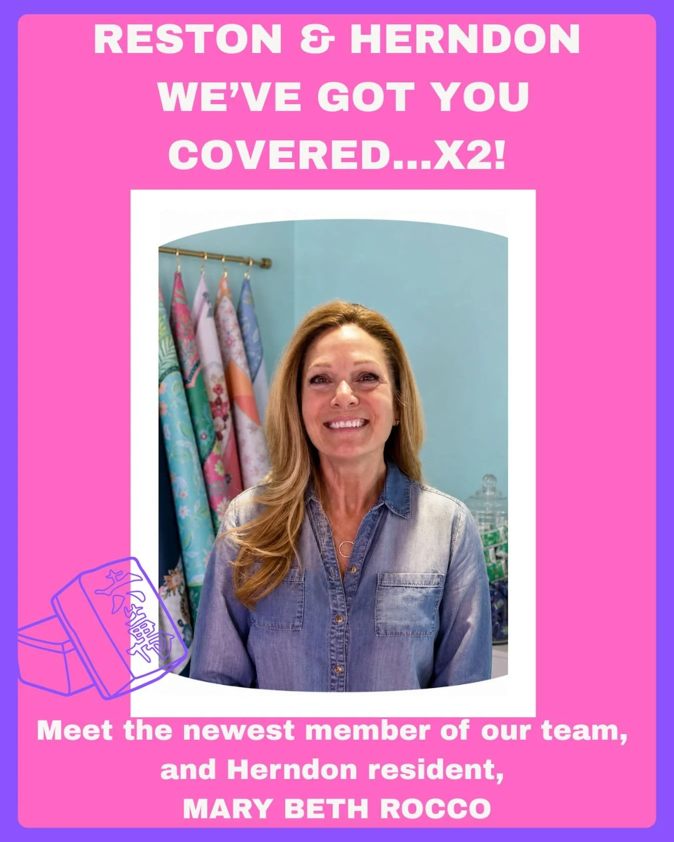 The second half of our twofer&hellip;Mary Beth Rocco!

A Herndon local originally from Boston, Mary Beth has an extensive background in cooking (including the Food Network!) so she knows how to break things down step by step and build confidence alon