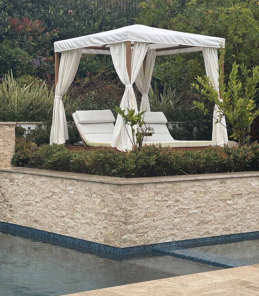 Residential Custom Canopy and Chaise Lounges