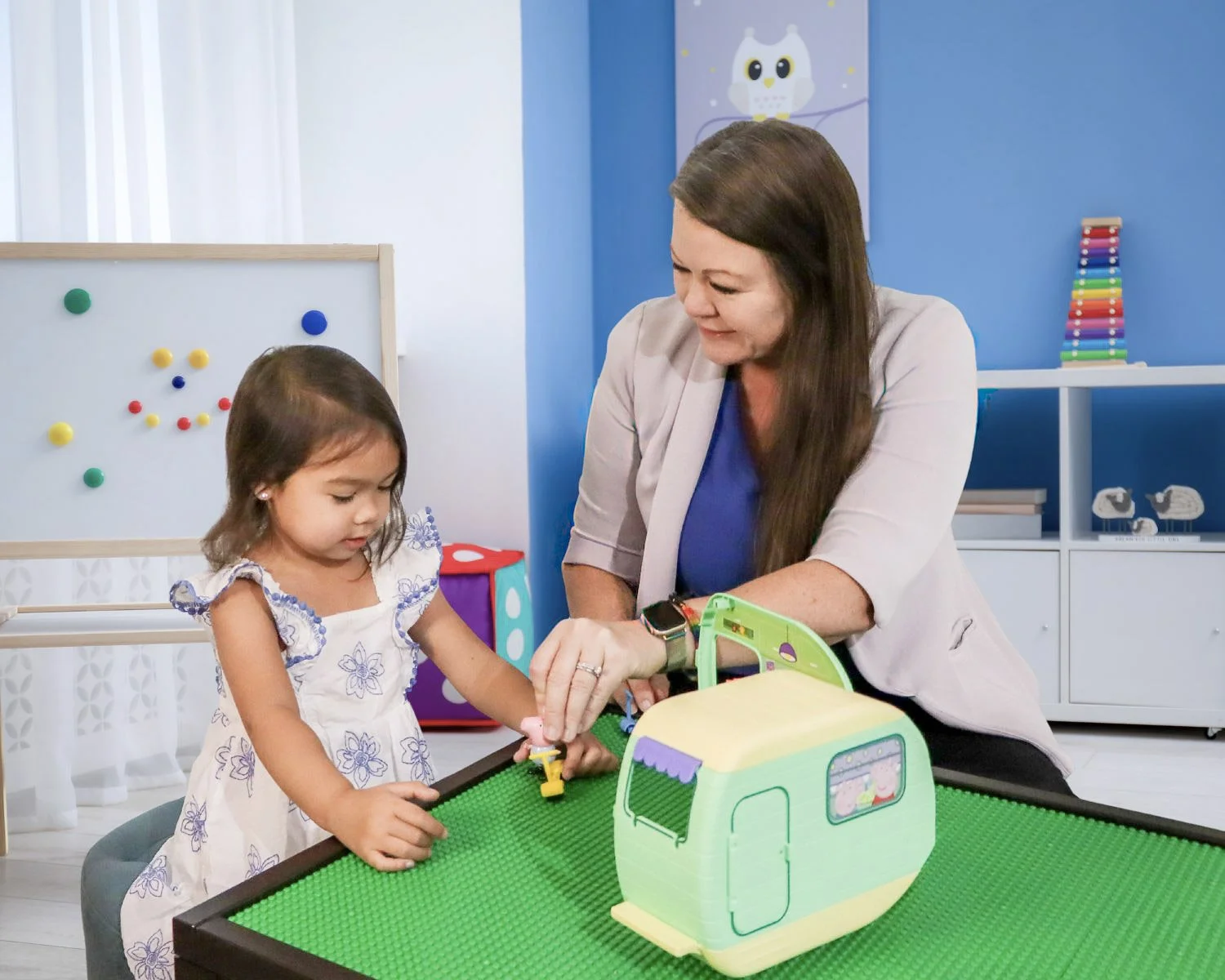 Mobile psychoeducational testing setup for on-site evaluations serving Cape Coral, Fort Myers, and surrounding Florida communities.