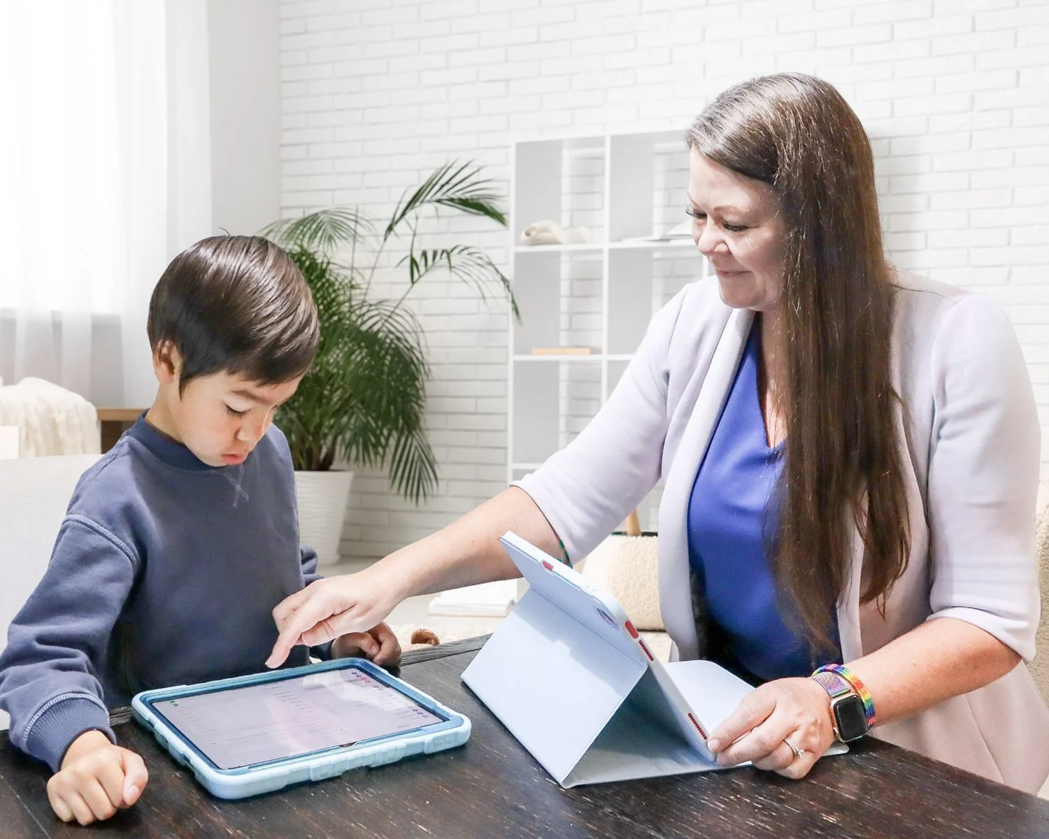 Child completing a psychoeducational evaluation in Cape Coral, Florida to assess learning disabilities and academic challenges.