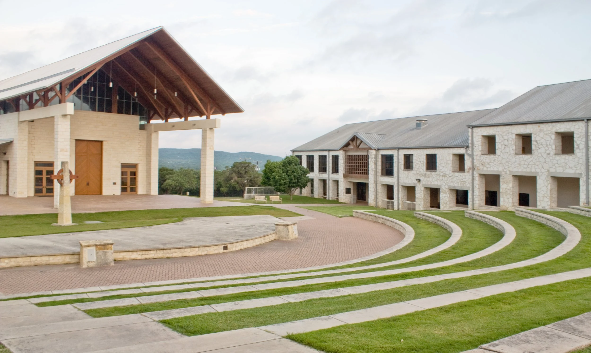 Chapel Entrance and Outdoor Theater