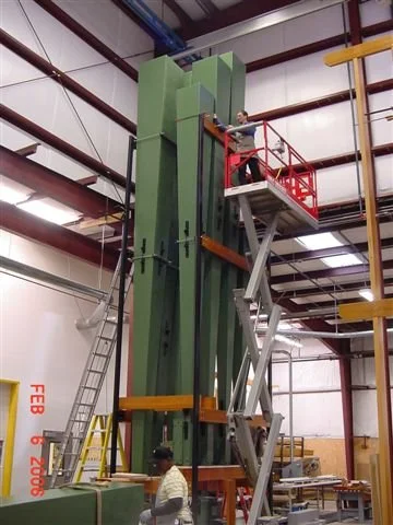 32' Diaphone in Erecting Room