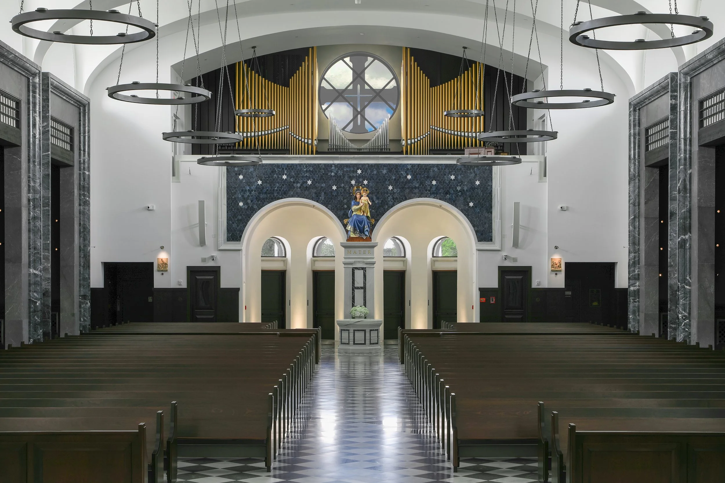 Chapel Nave and Organ Balcony