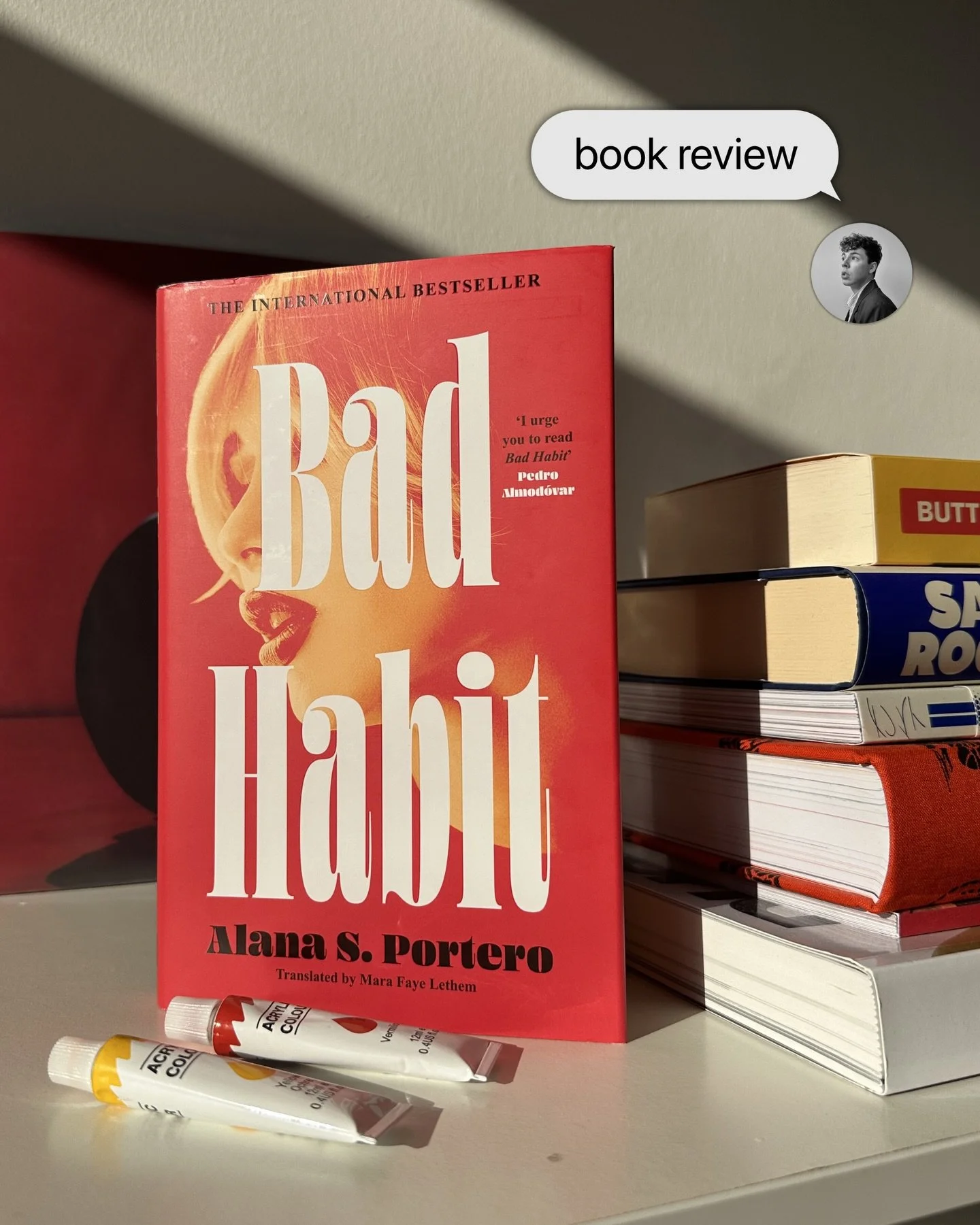 Bad Habit by Alana S. Portero
BOOK REVIEW

🏳️&zwj;⚧️ trans narrative 
💀 historical fiction 
🌱 coming-of-age 
🥊 violence 
💇&zwj;♀️ self-reinvention 

Rating: ☀️☀️☀️☀️

Bad Habit is a coming-of-age story following a trans girl growing up in the wo