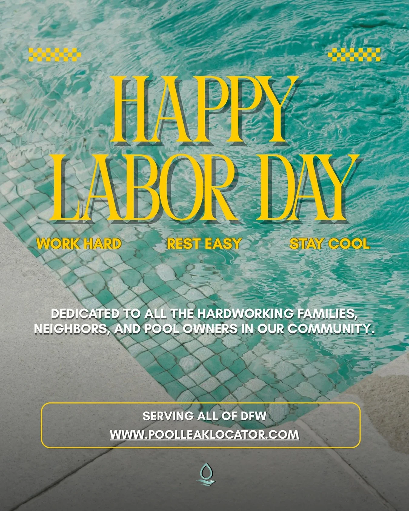 Happy Labor Day! 💧🇺🇸
Today we celebrate the hard work that keeps our communities strong. From long days under the sun to putting in the extra effort when it counts, we know what it means to roll up our sleeves and get the job done.

Here&rsquo;s t
