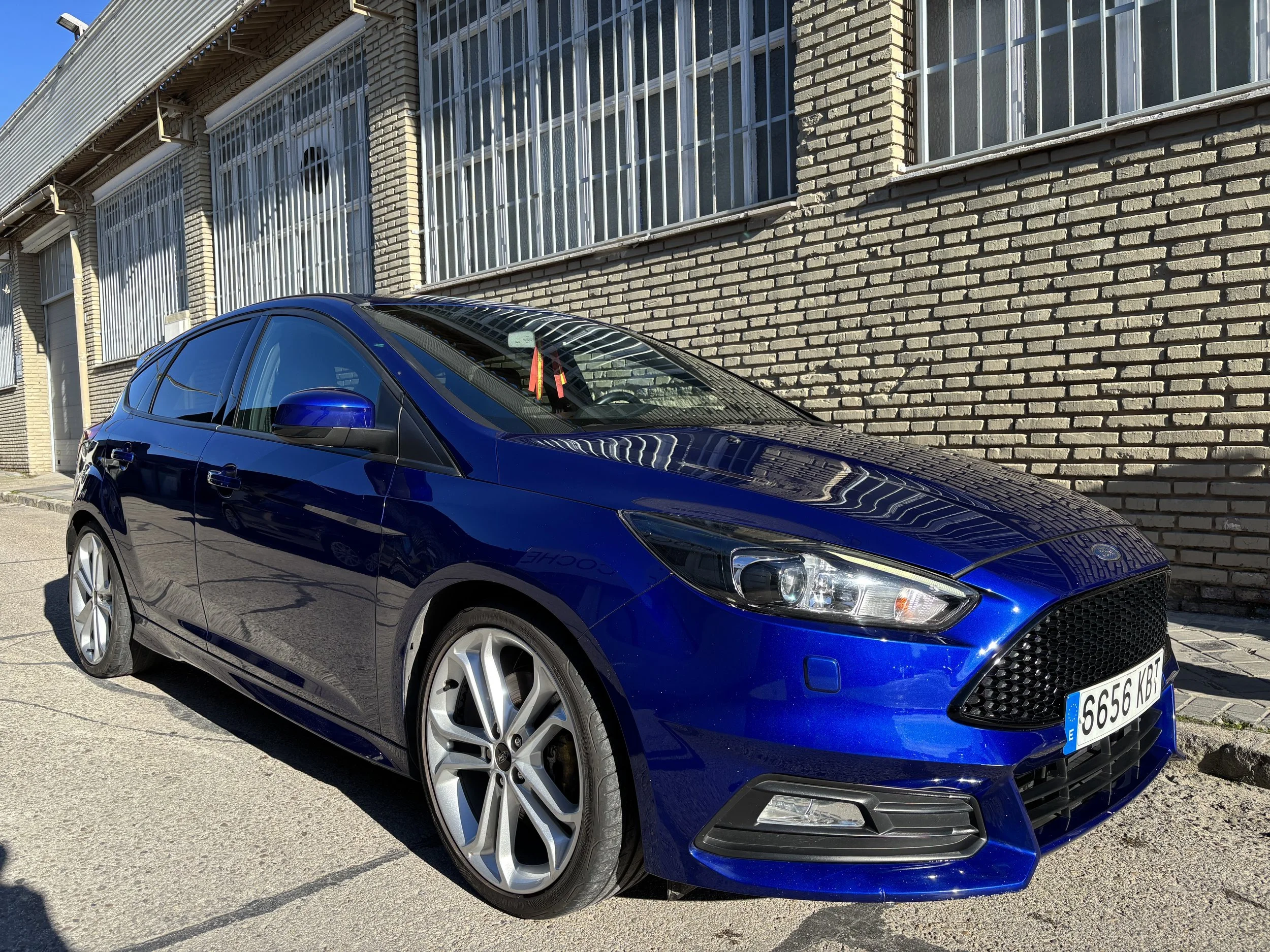 Ford Focus ST performance azul