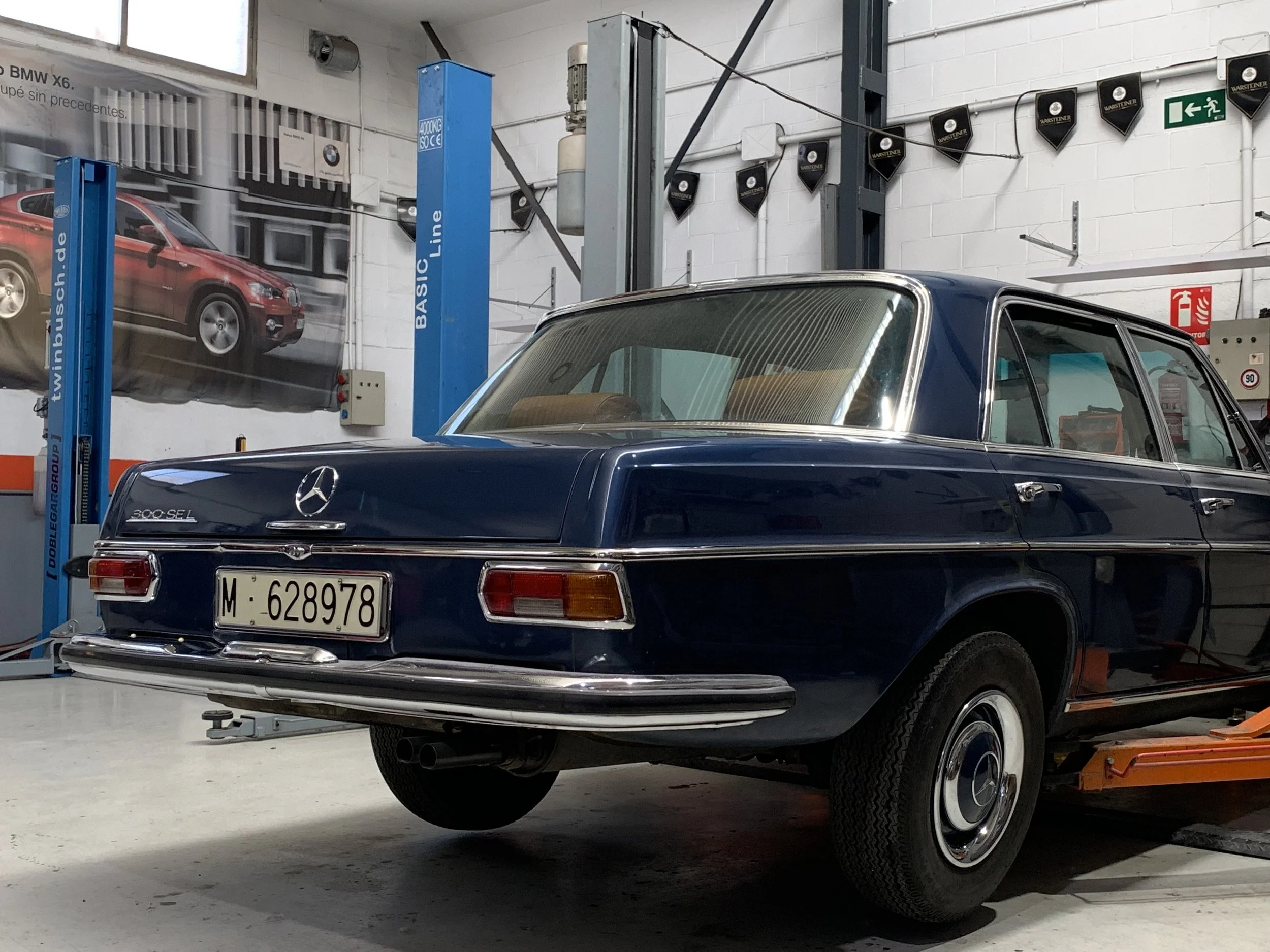 Mercedes clásico restaurado