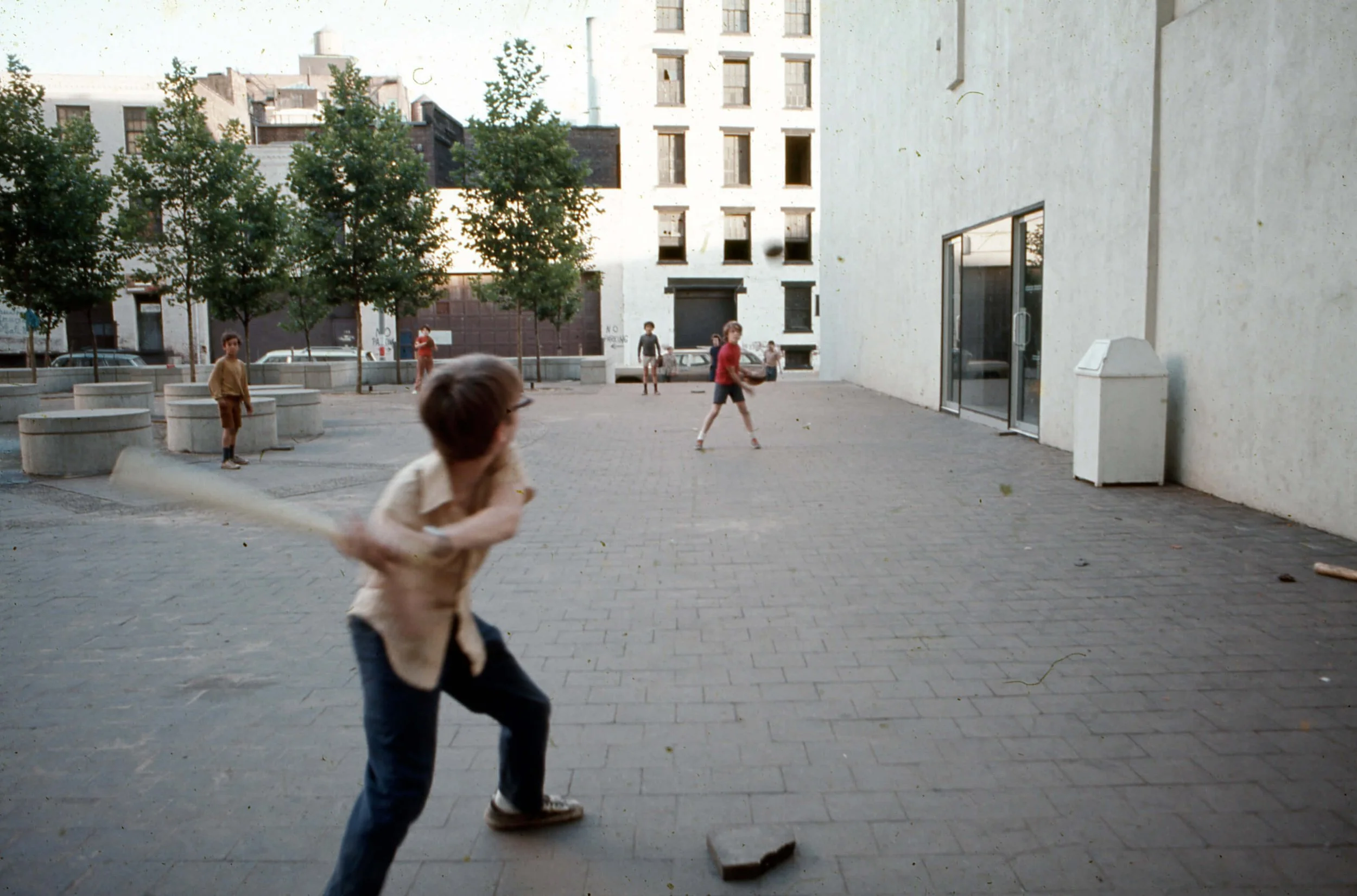 WESTBETH COURTYARD BASEBALL_ME PITCHING.JPG