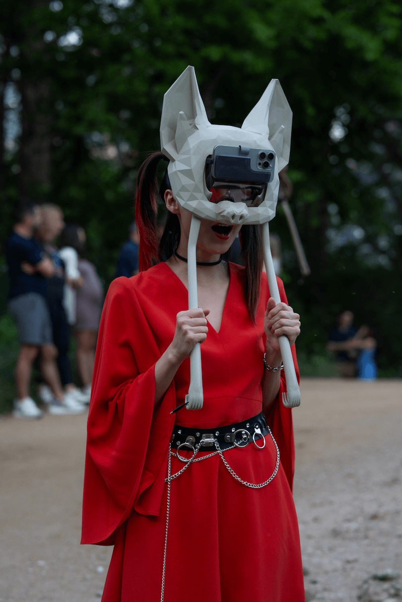  EchoVision 2024 Augmented Reality experience with custom designed bat masks