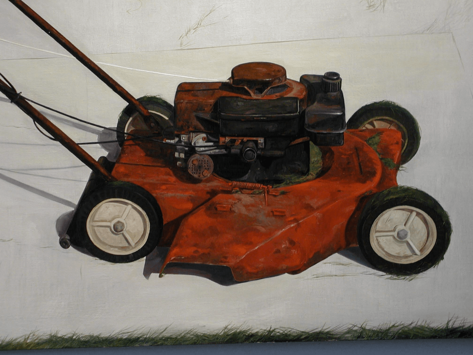 Artist Paul Gibson at Hunters Point Shipyard Open Studios, Fall 2025, San Francisco