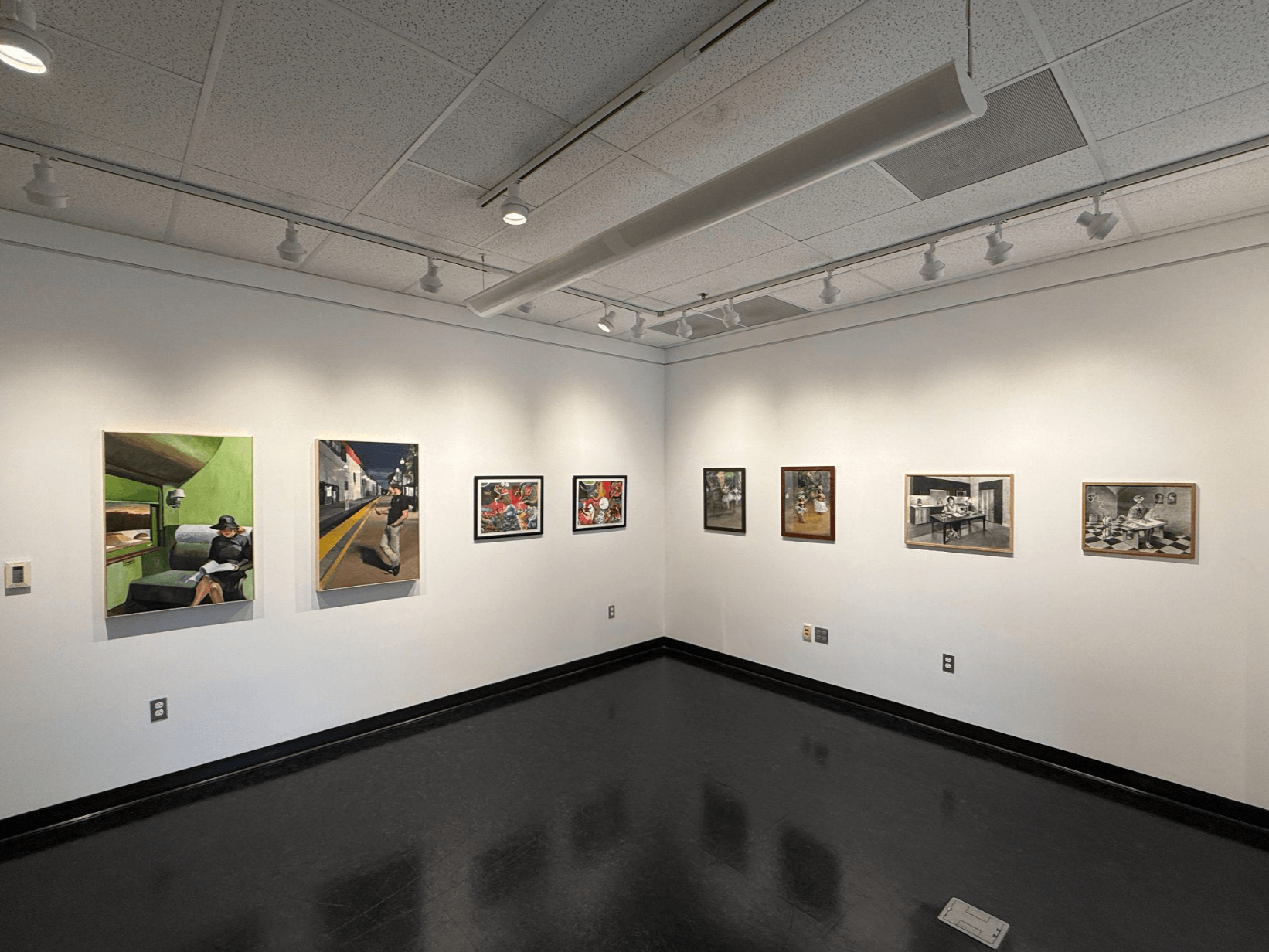 Copying as Education, Student Group Exhibition at Cañada College Art Gallery, Redwood City, CA