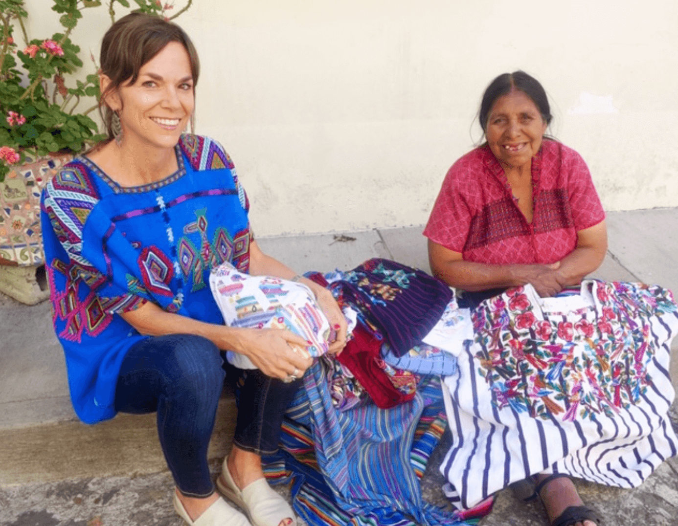 Stephanie and Manuela, from Nahuala. 
