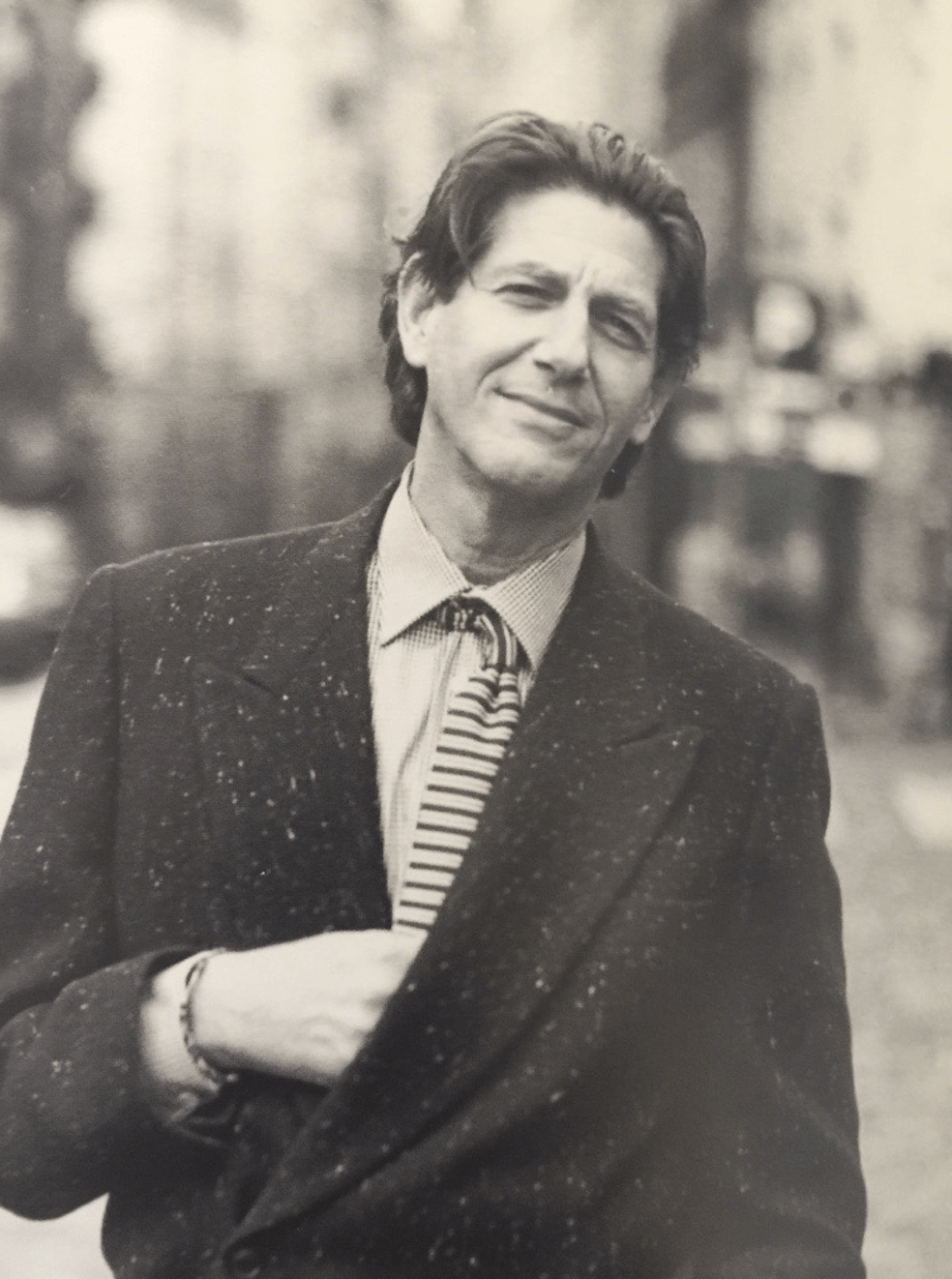 A photo from my 50s when I was modeling for Nino Cerruti (the teacher of Armani) and a surrogate father to me.