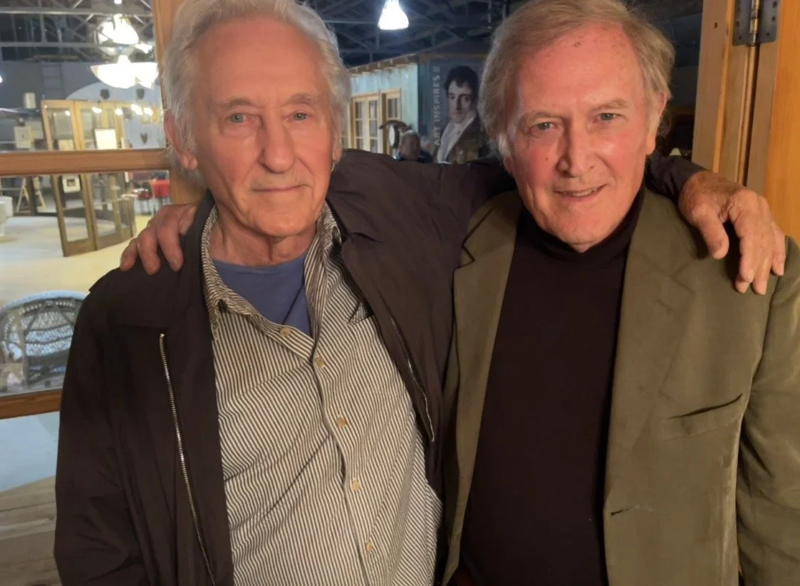 (R) Robert Flynn Johnson with friend Ed Ruscha