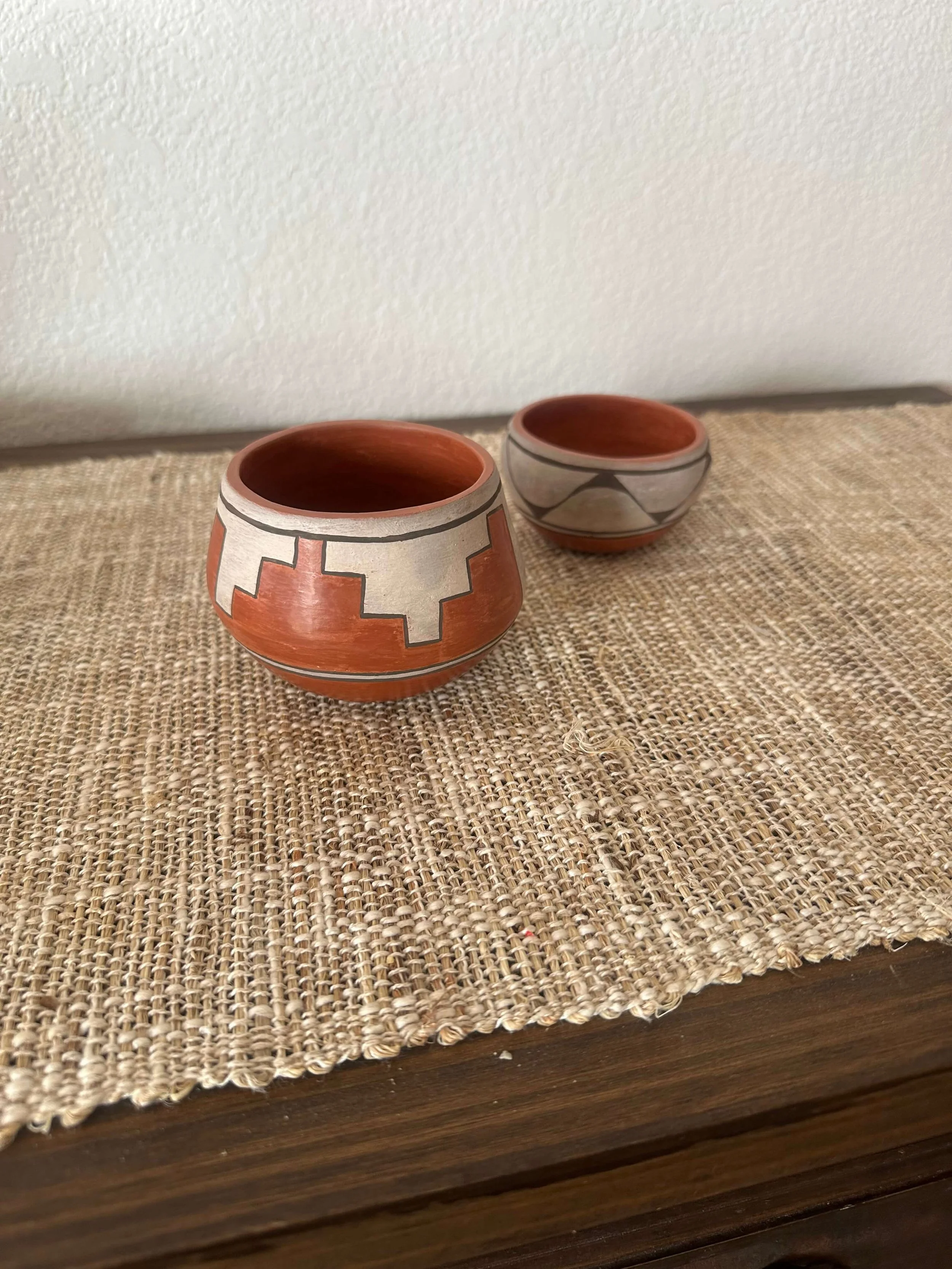 Will Riding In, two polychrome pots, 2026