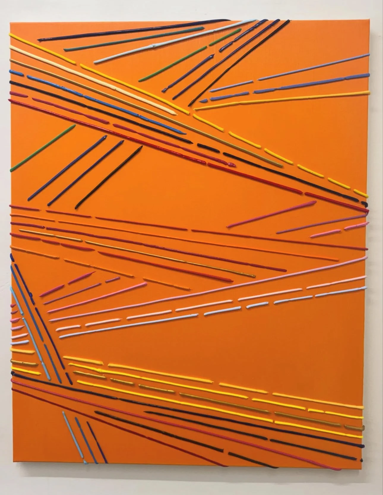 OLIN MARCUS JOHANSSEN Incline (2) Acrylic on Canvas 30 x 24 inches