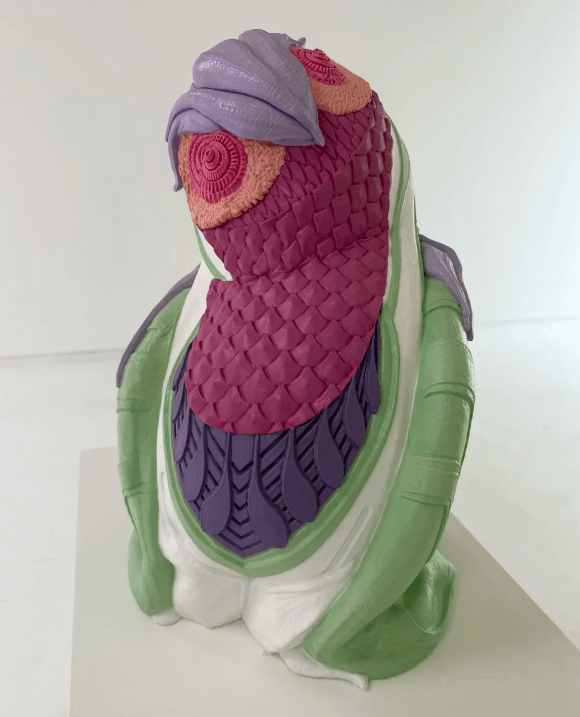 The Sage, 2025 silicone, resin 19 3/4 x 13 3/8 x 13 5/8 in