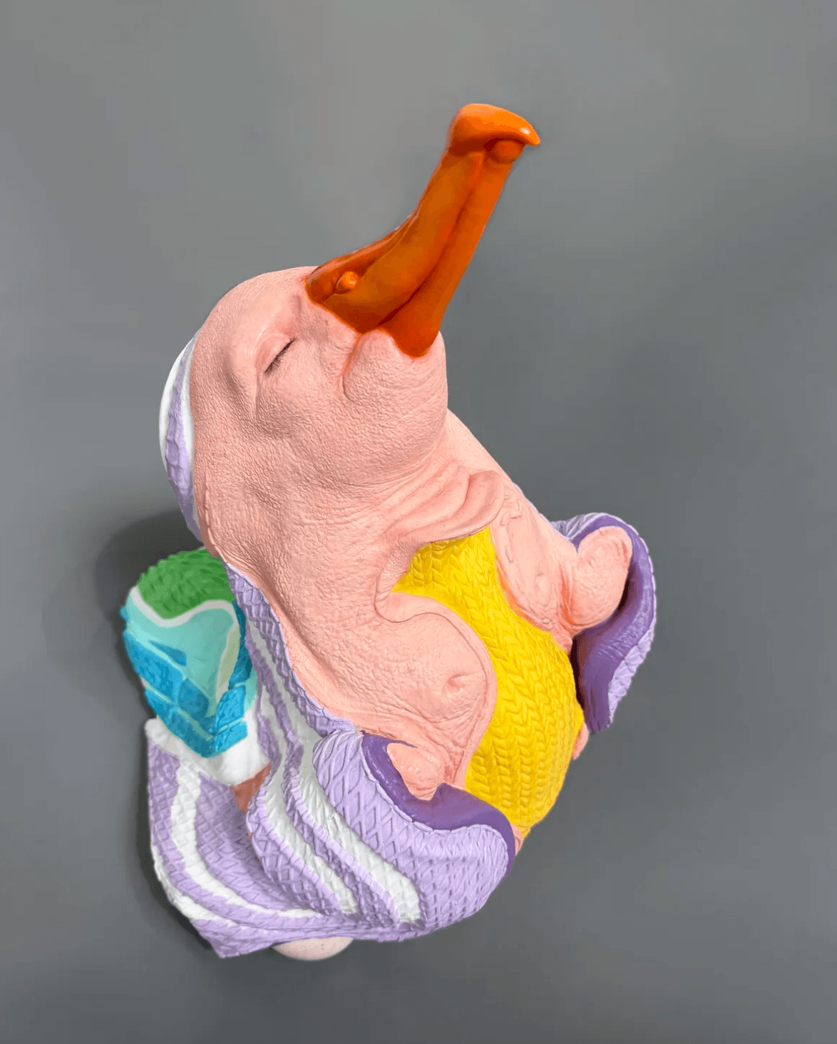 Cloudgazer, 2024 silicone, resin 18 3/4 x 13 3/4 x 13 1/4 in