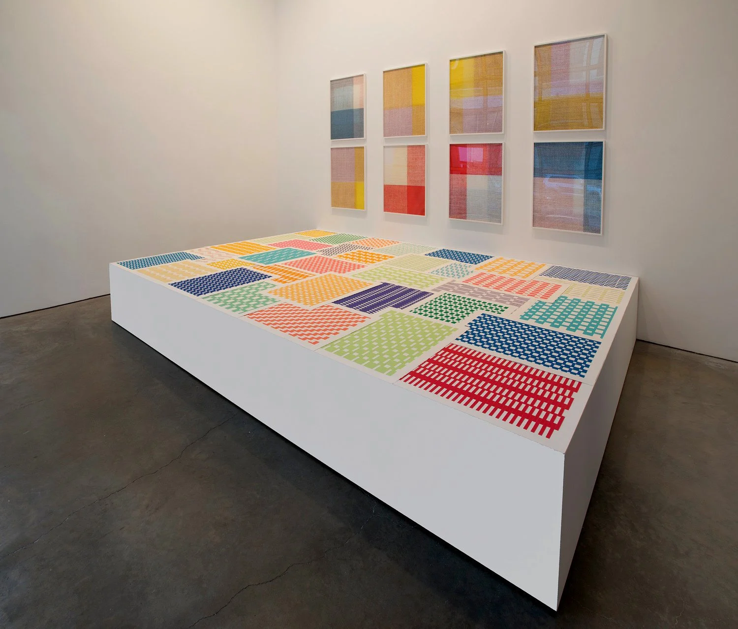 Installation view of “Michelle Grabner” (2014), James Cohan Gallery, New York