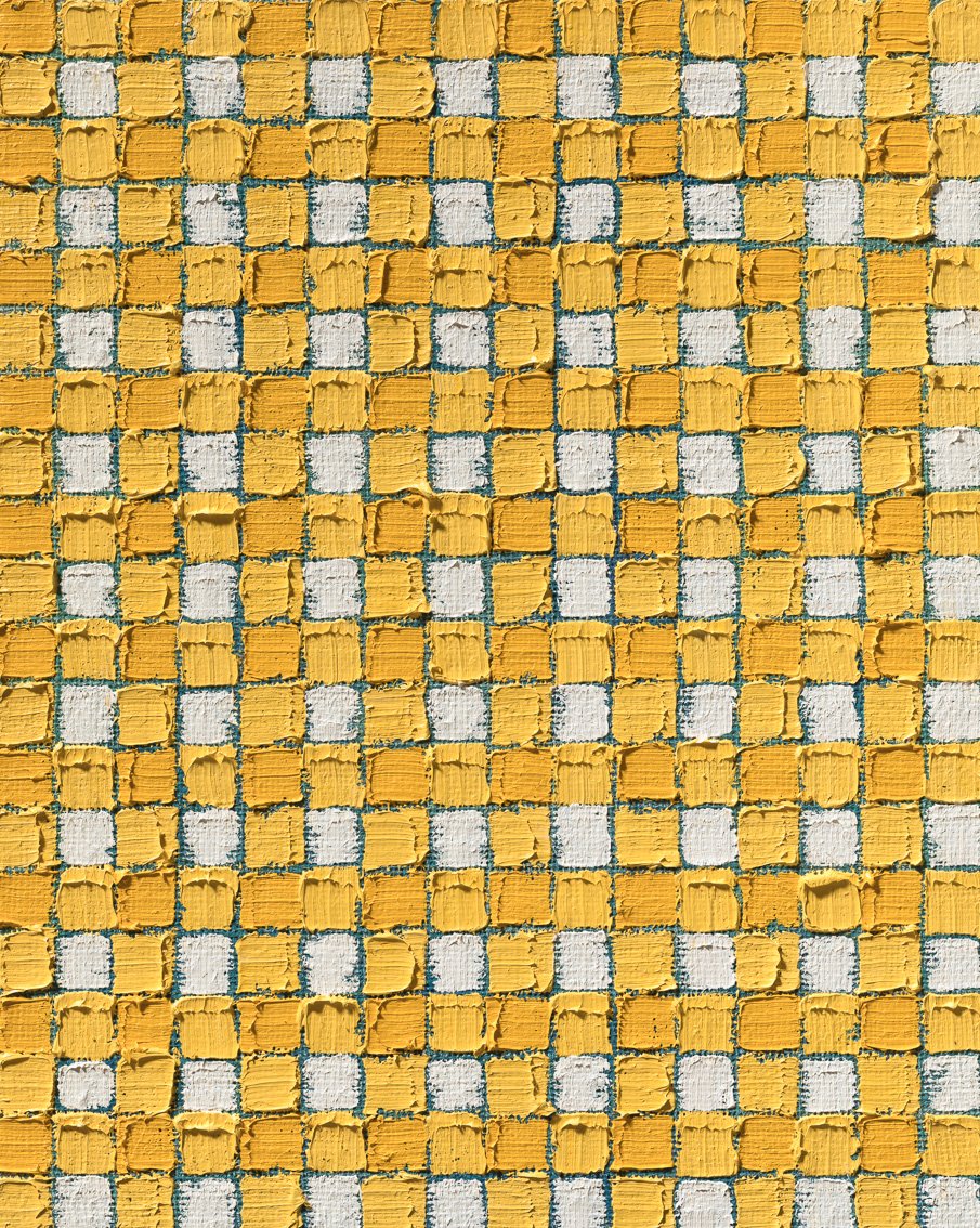 Untitled, 2016-17 oil on burlap on panel 51 x 41cm