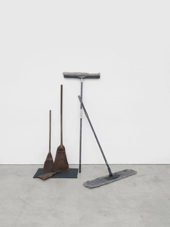 Untitled, 2025  Bronze, aluminum and porcelain  Dimensions variable