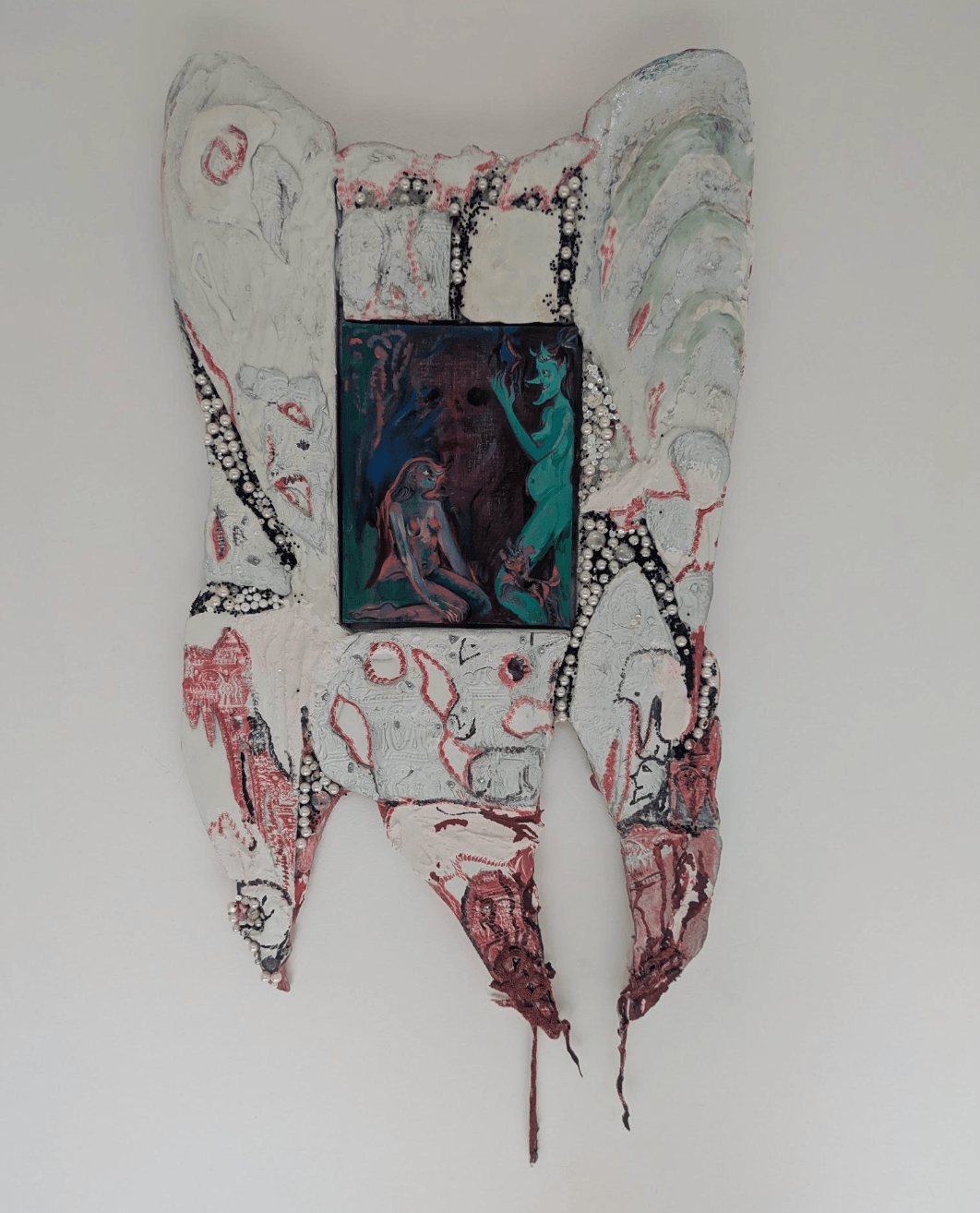 Rainen Knecht, Bad Tooth, Mixed Media, 40x18 inches, 2026