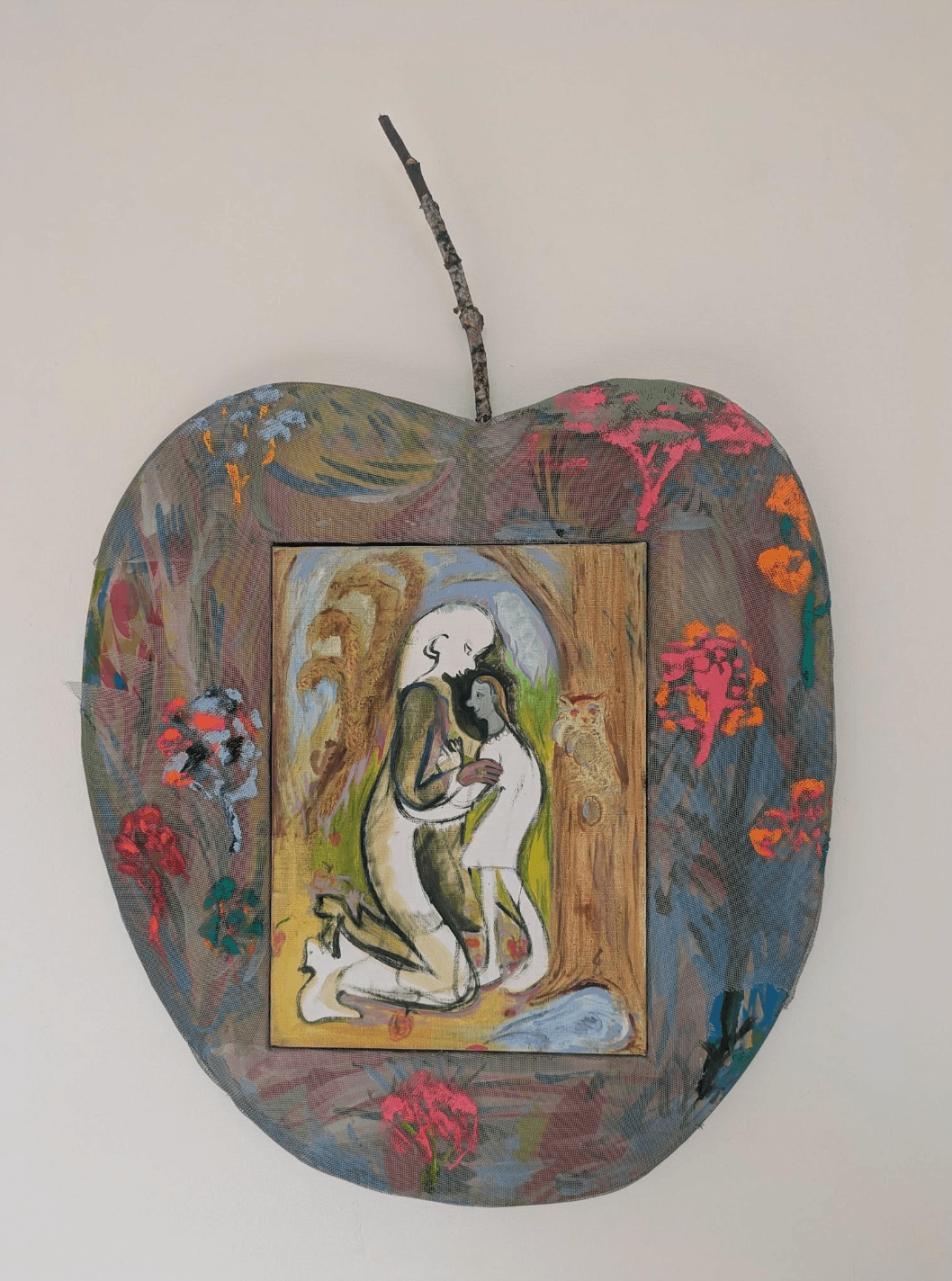 Rainen Knecht, Good Apple, Mixed Media, 35x24 inches, 2026