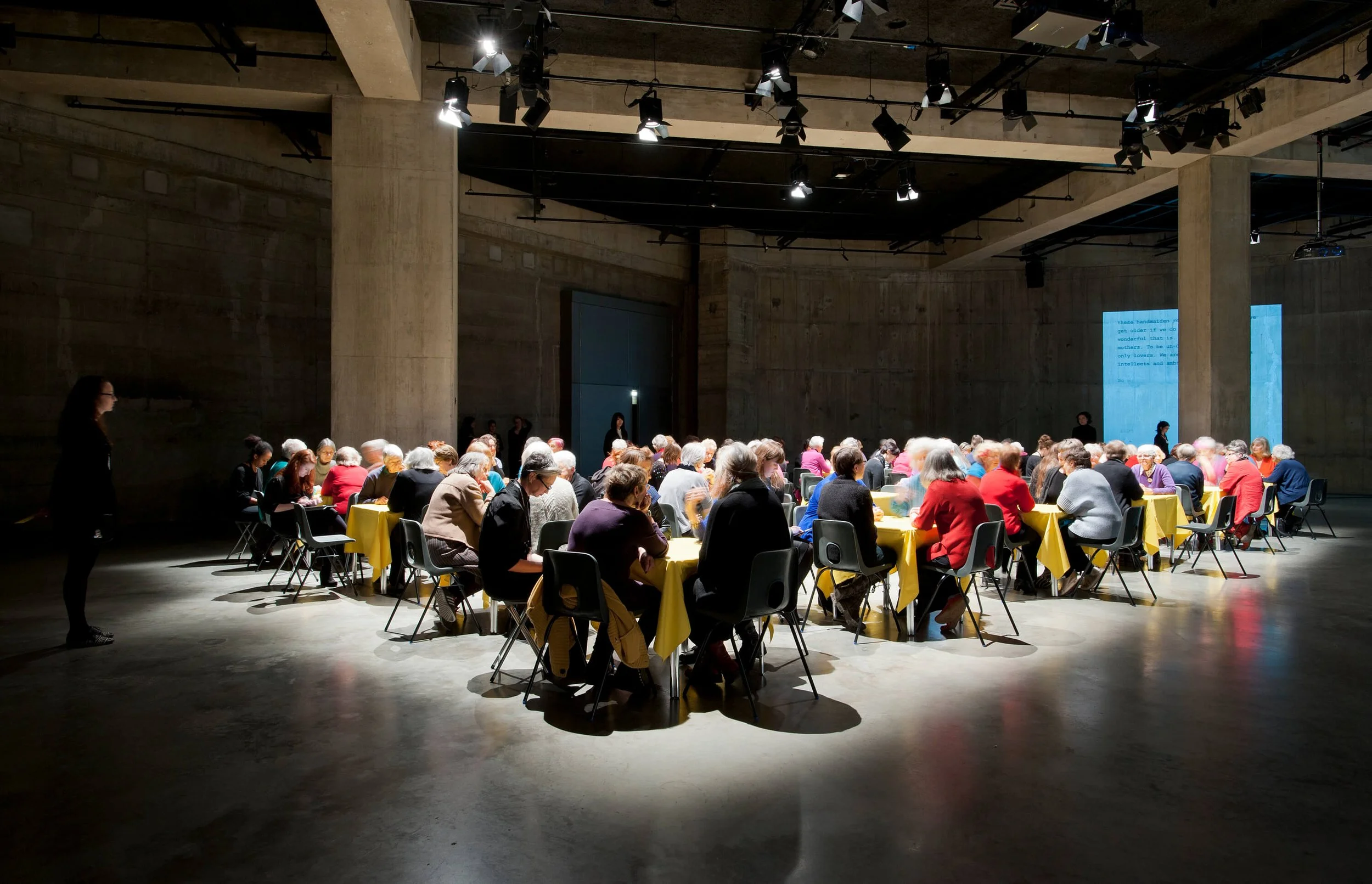 Suzanne Lacy, Silver Action, 2013. Photo Courtesy of Tate Modern