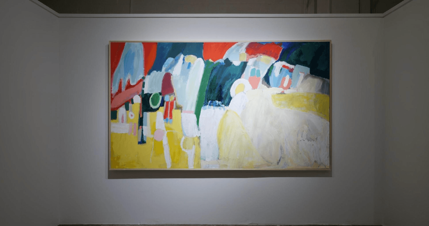 Big Dream, 2026, Acrylic on canvas, 62 × 108 inches (157.5 × 274.3 cm). Image Credit: Nelson Duni