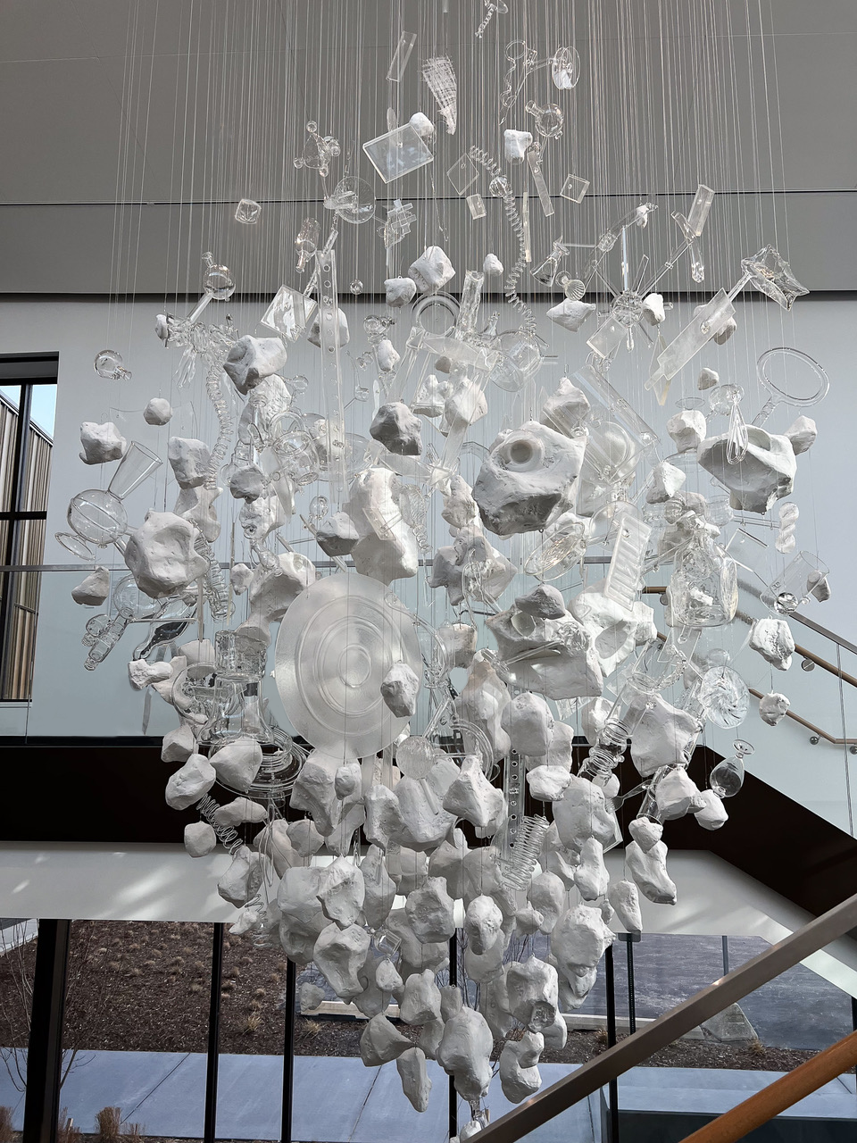 One’s-Self I Sing, permanently installed in the Bennett Schmidt Pavilion of the Muskegon Museum of Art, MI; photo credit: Kristina Broughton