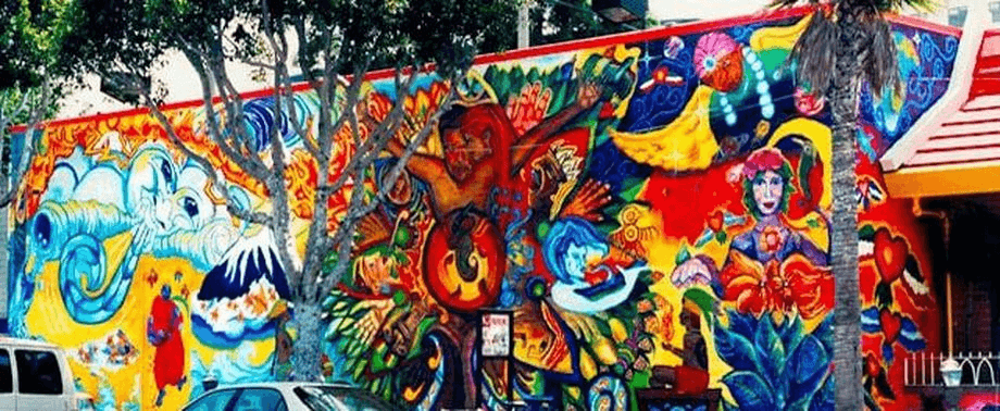 Culture of the Crossroads, McDonald's mural 24th and Mission 1998