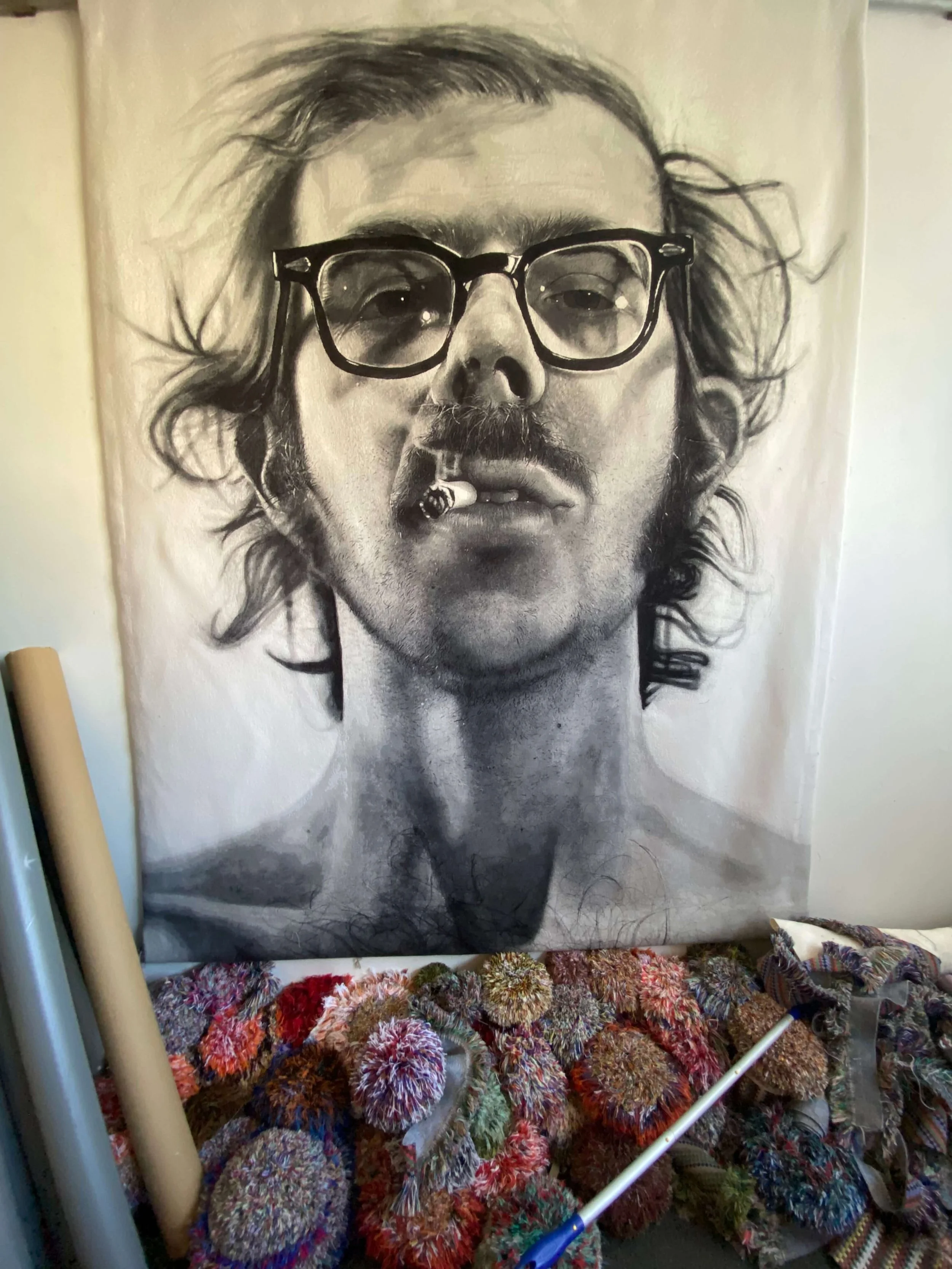 Tapestry of chuck close