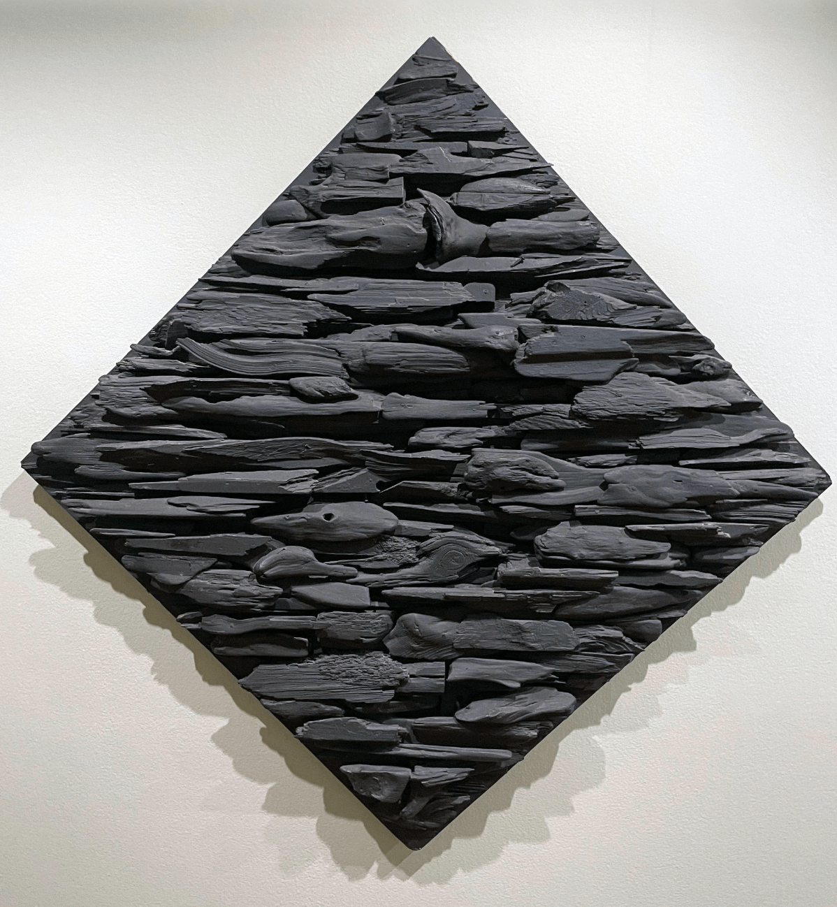 black driftwood artwork