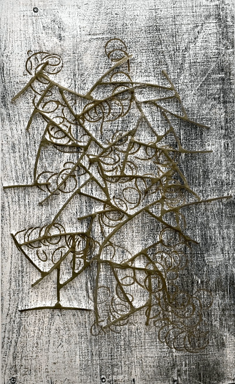 abstract artwork in gray