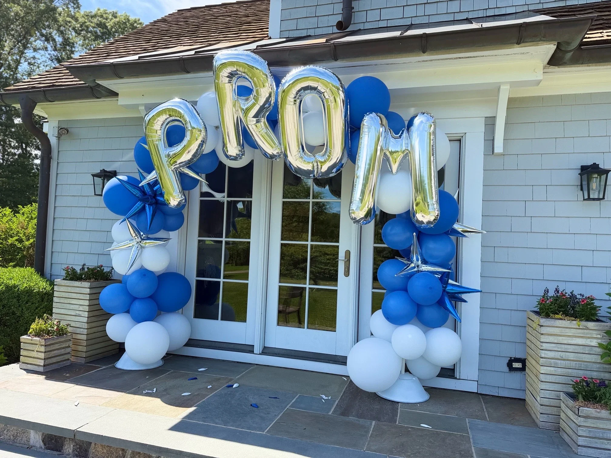 Prom balloon arch for entrance in NJ